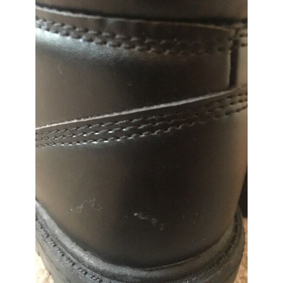 Smith's Workwear Men's Size 6 Faux Leather Boots Work Casual Black - Picture 8 of 11